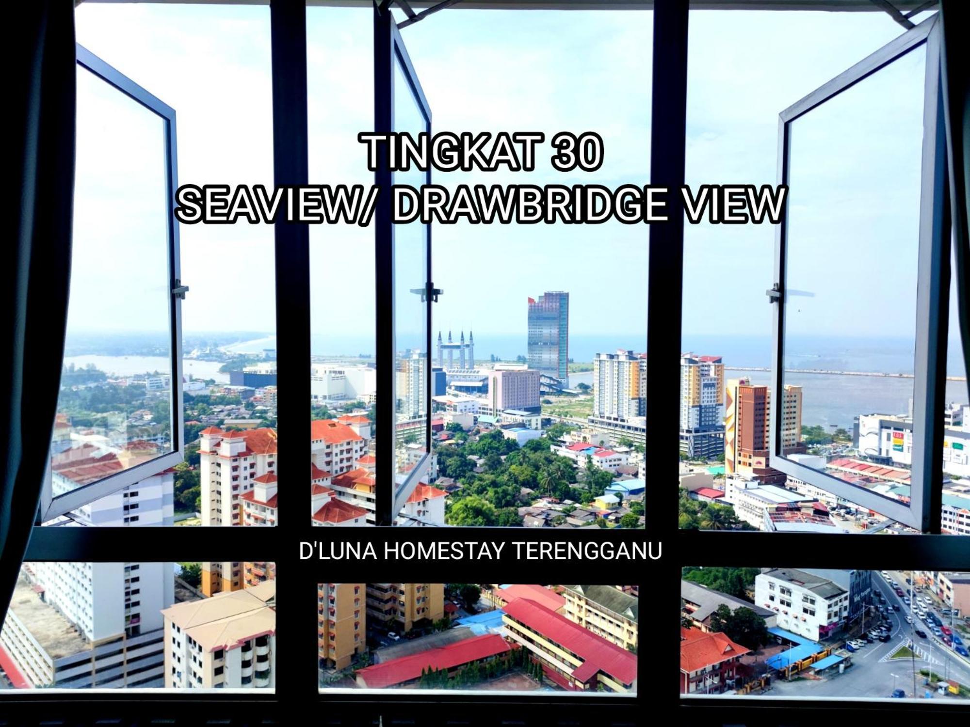 D'Luna Homestay Terengganu Sea View / Drawbrige View / Near Hsnz, Ktcc, Drawbrige Kuala Terengganu Exterior foto